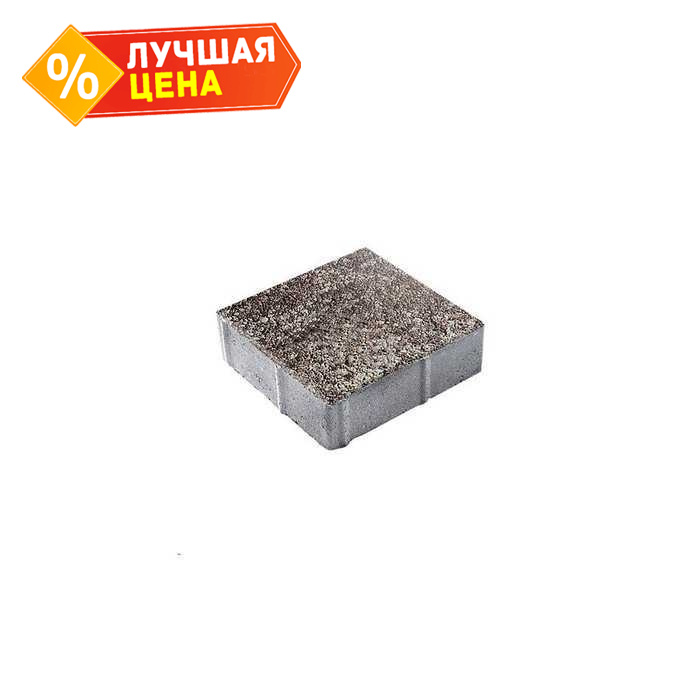Плитка тротуарная Квадрат (ЛА-Линия) Б.1.К.8 Листопад гранит xаски 300x300x80 мм