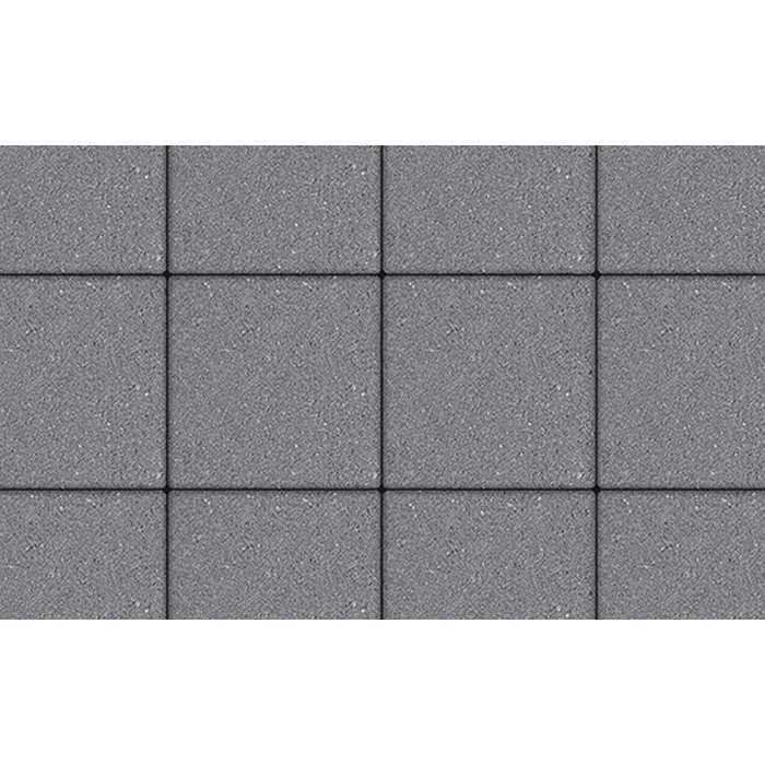 Плитка тротуарная Квадрат (ЛА-Линия) Б.1.К.6 Гранит серый 300x300x60 мм